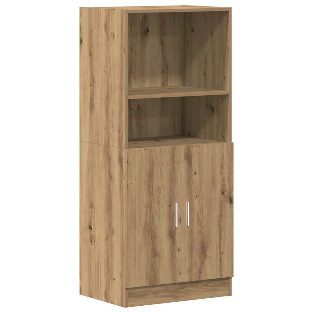 Kitchen Cabinet Artisan Oak 57x41.5x131.5 cm Wood Material