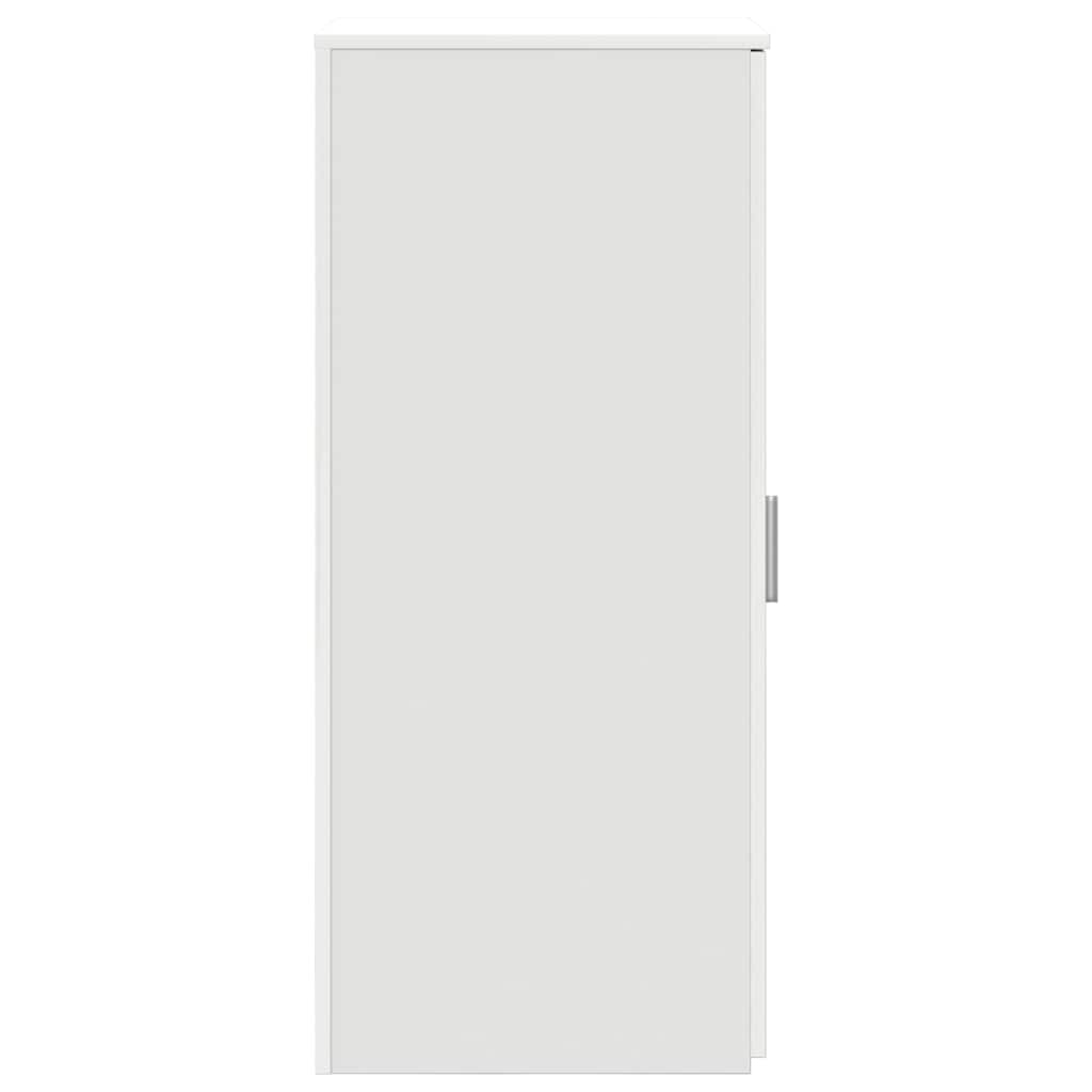 Storage Cabinet White 40x45x103.5 cm Wood Material