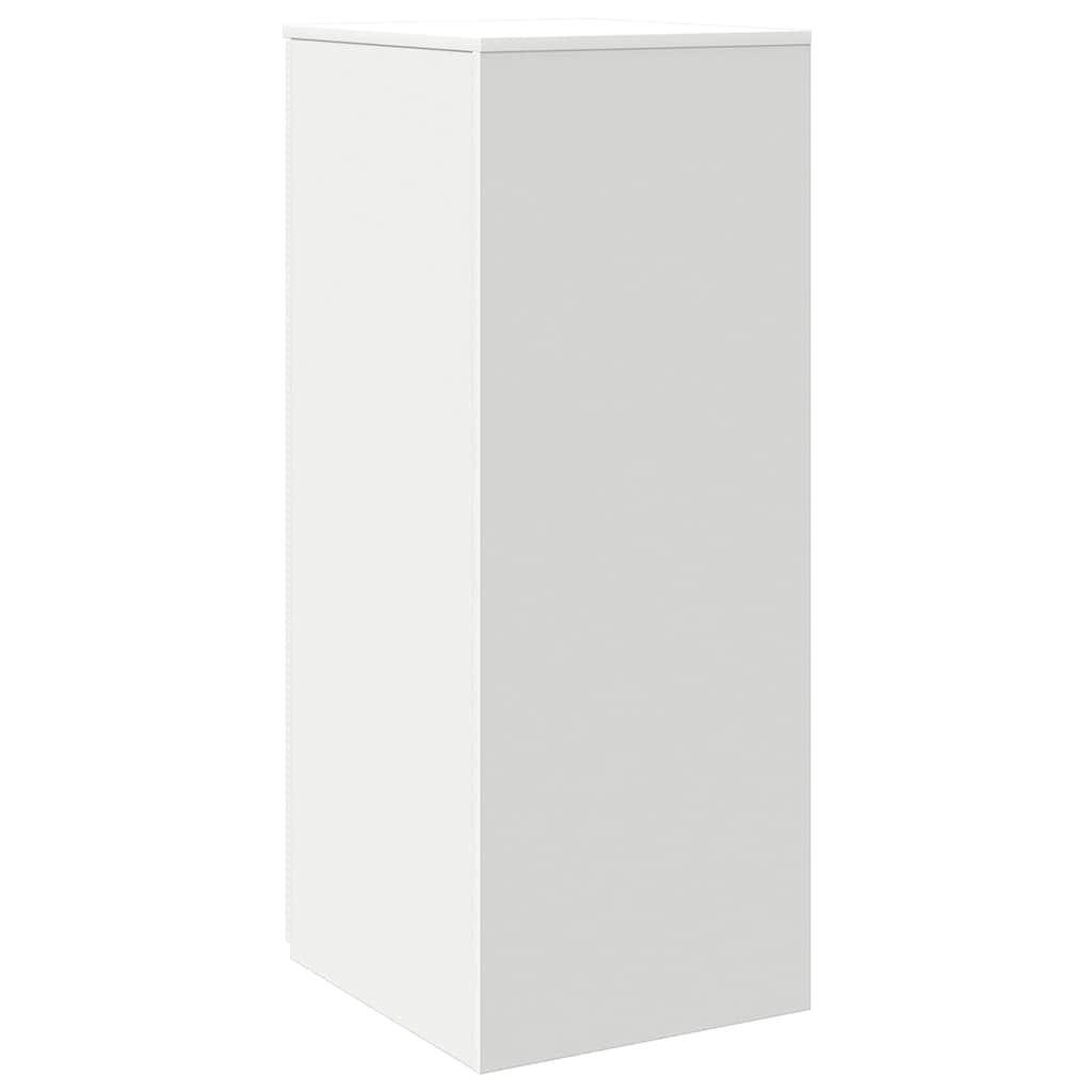 Storage Cabinet White 40x45x103.5 cm Wood Material