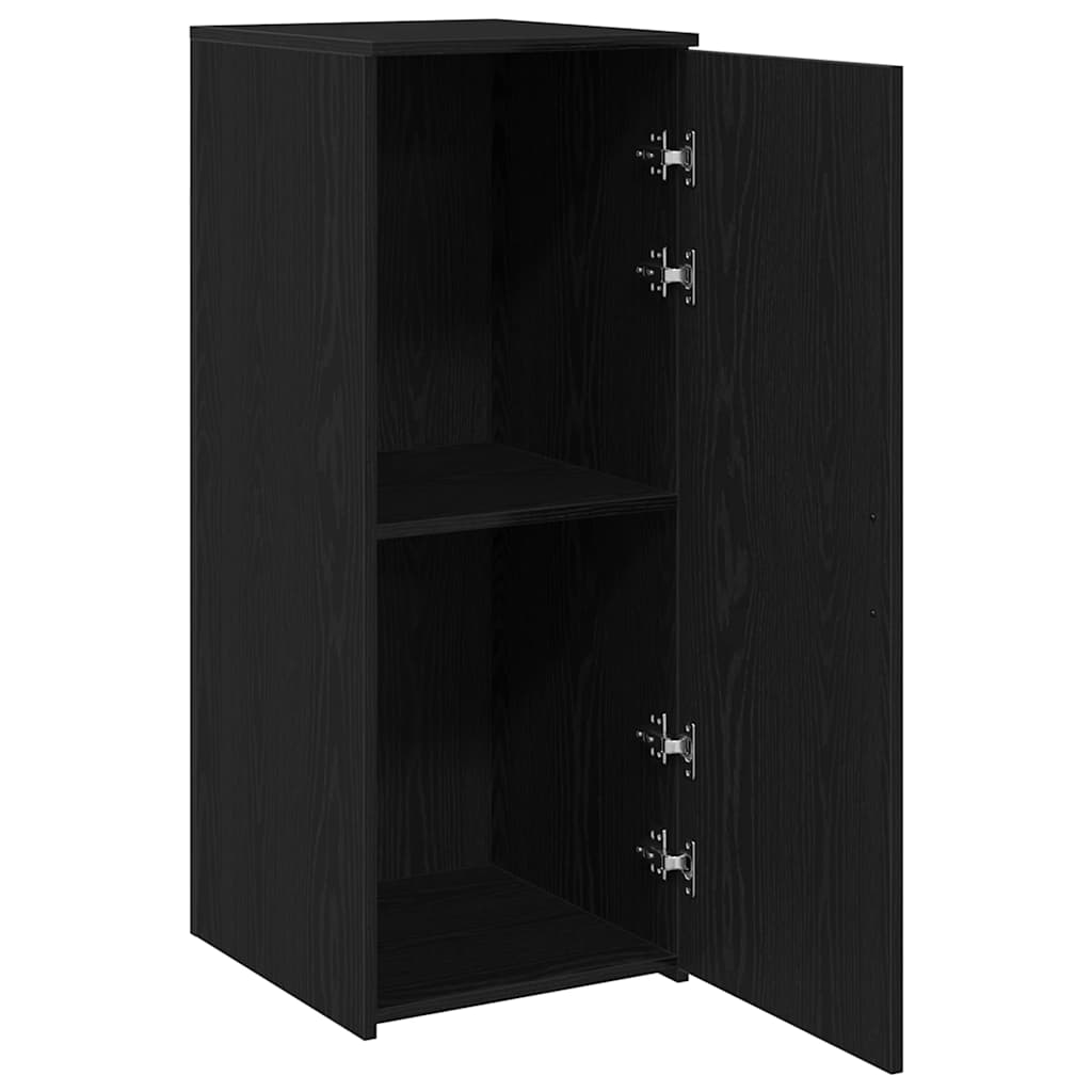 Storage Cabinet Black 40x45x103.5 cm Wood Material