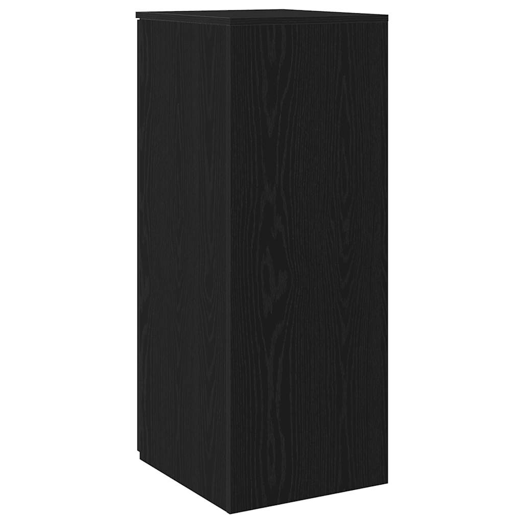 Storage Cabinet Black 40x45x103.5 cm Wood Material