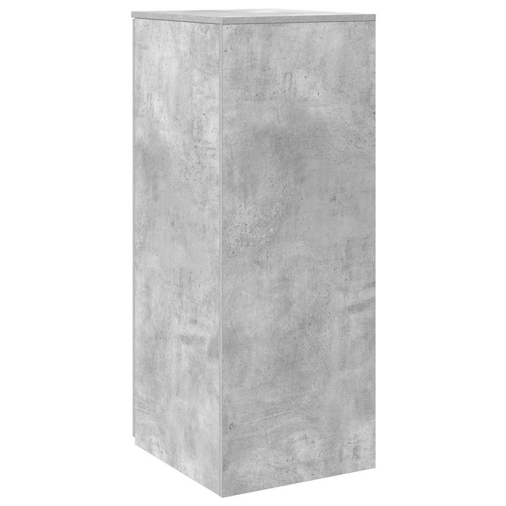 Storage Cabinet Concrete Grey 40x45x103.5 cm Wood Material