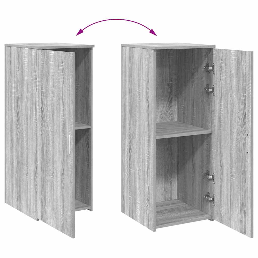 Storage Cabinet Gray Sonoma 40x45x103.5 cm Wood Material