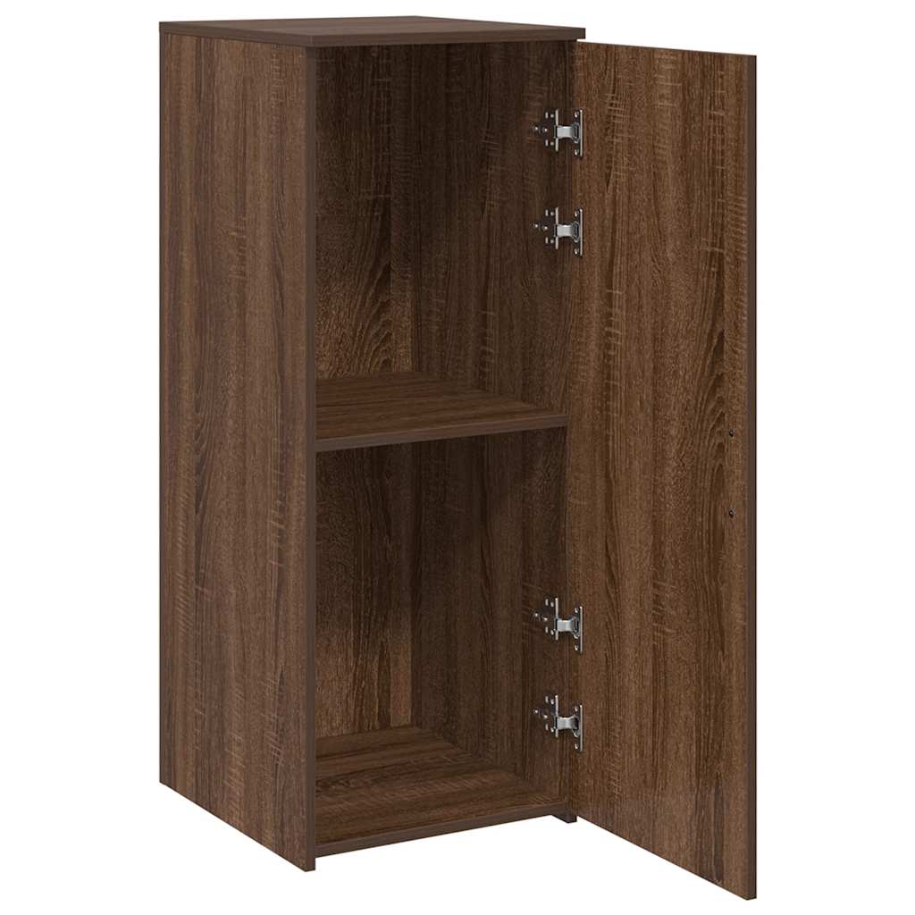 Storage Cabinet Brown Oak Look 40x45x103.5 cm Wood Material