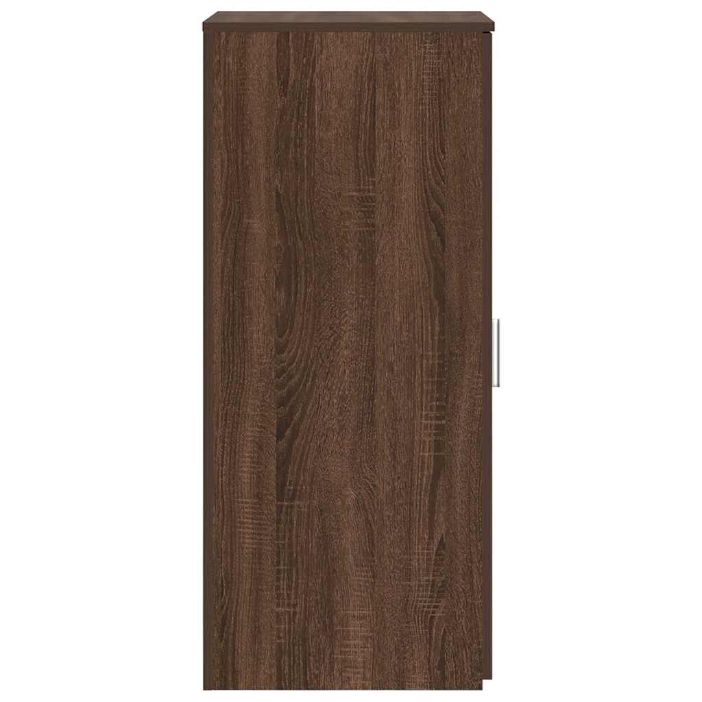 Storage Cabinet Brown Oak Look 40x45x103.5 cm Wood Material