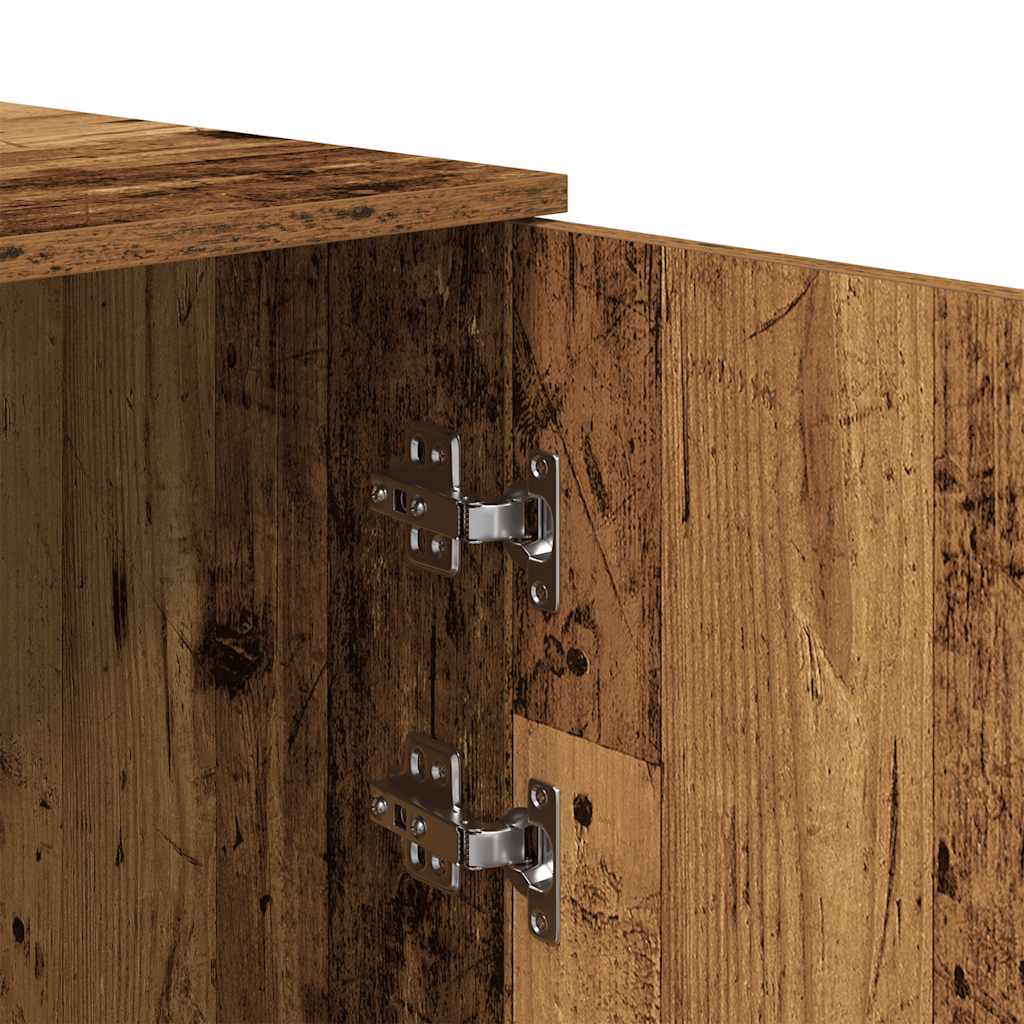 Lagerschrank Altholz-Optik 40x45x103,5 cm Holzwerkstoff