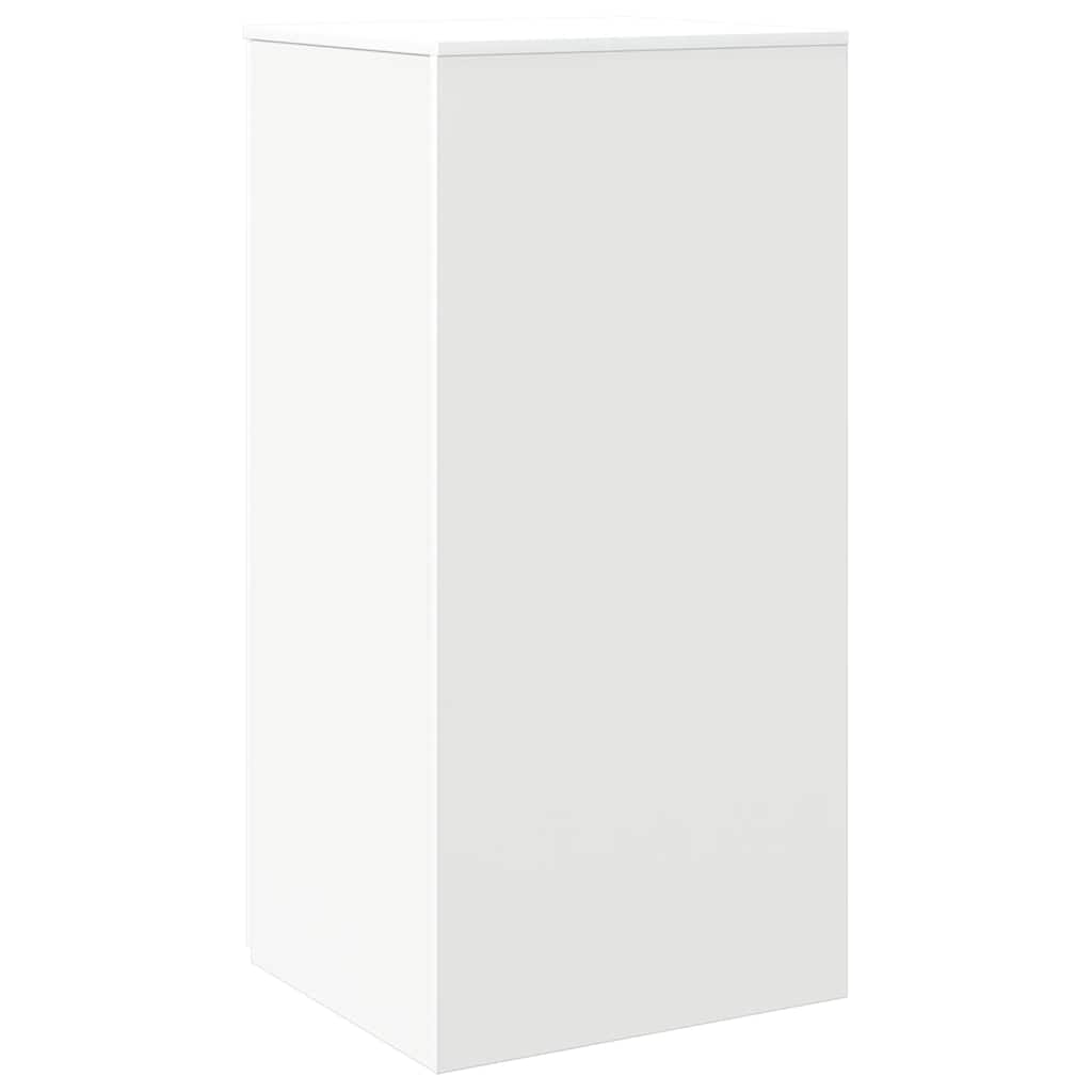 Storage Cabinet White 50x45x103.5 cm Wood Material