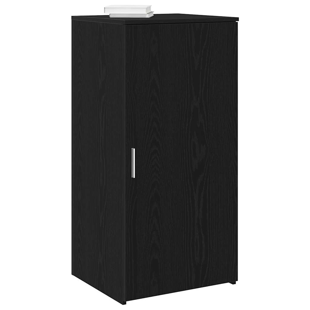 Storage Cabinet Black 50x45x103.5 cm Wood Material