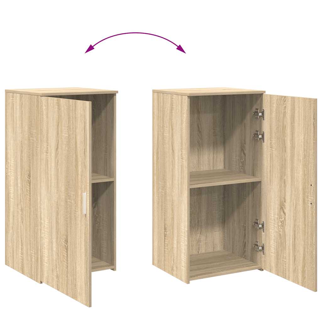 Storage Cabinet Sonoma Oak 50x45x103.5 cm Wood Material