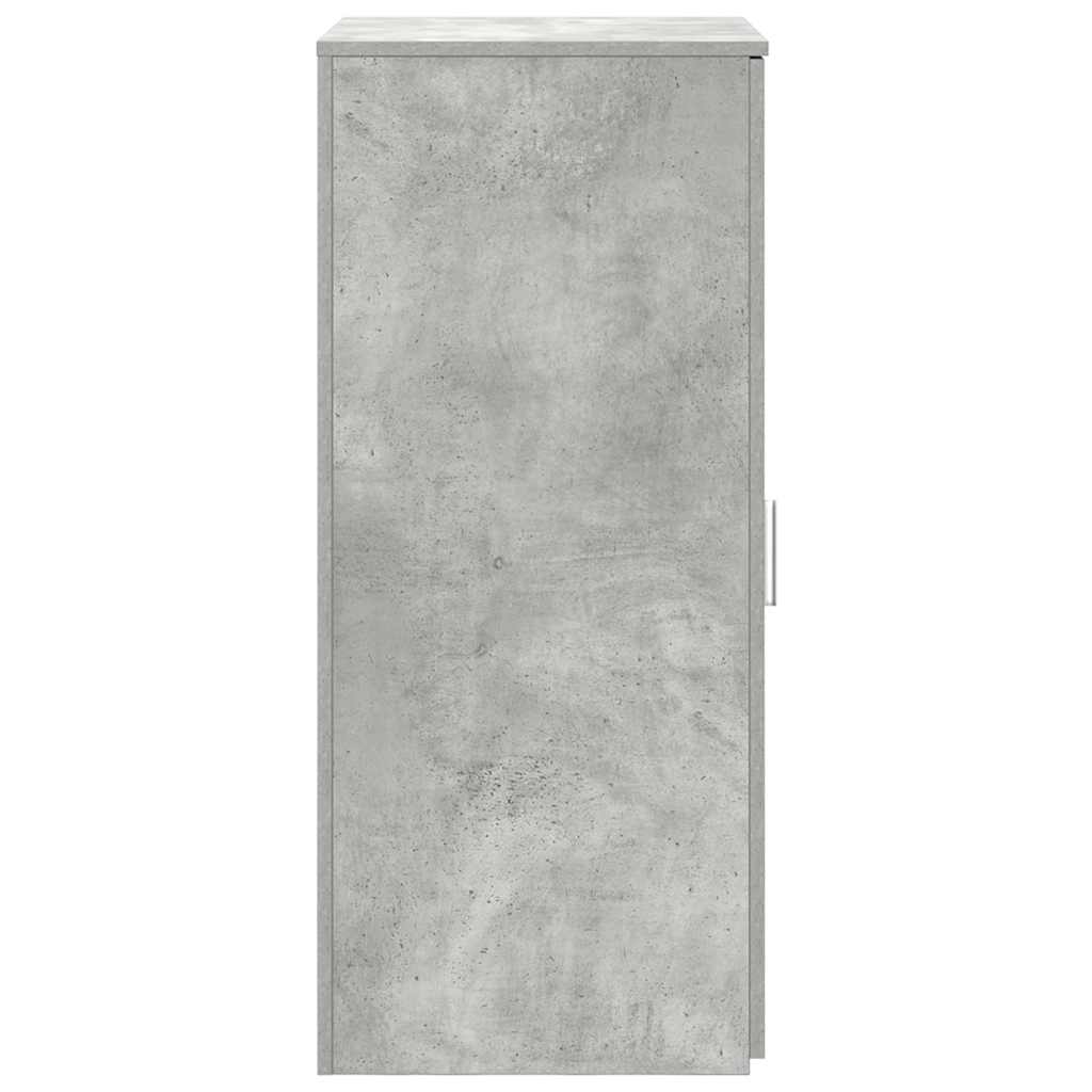 Storage Cabinet Concrete Grey 50x45x103.5 cm Wood Material