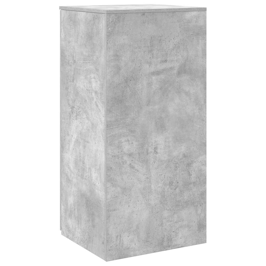 Storage Cabinet Concrete Grey 50x45x103.5 cm Wood Material