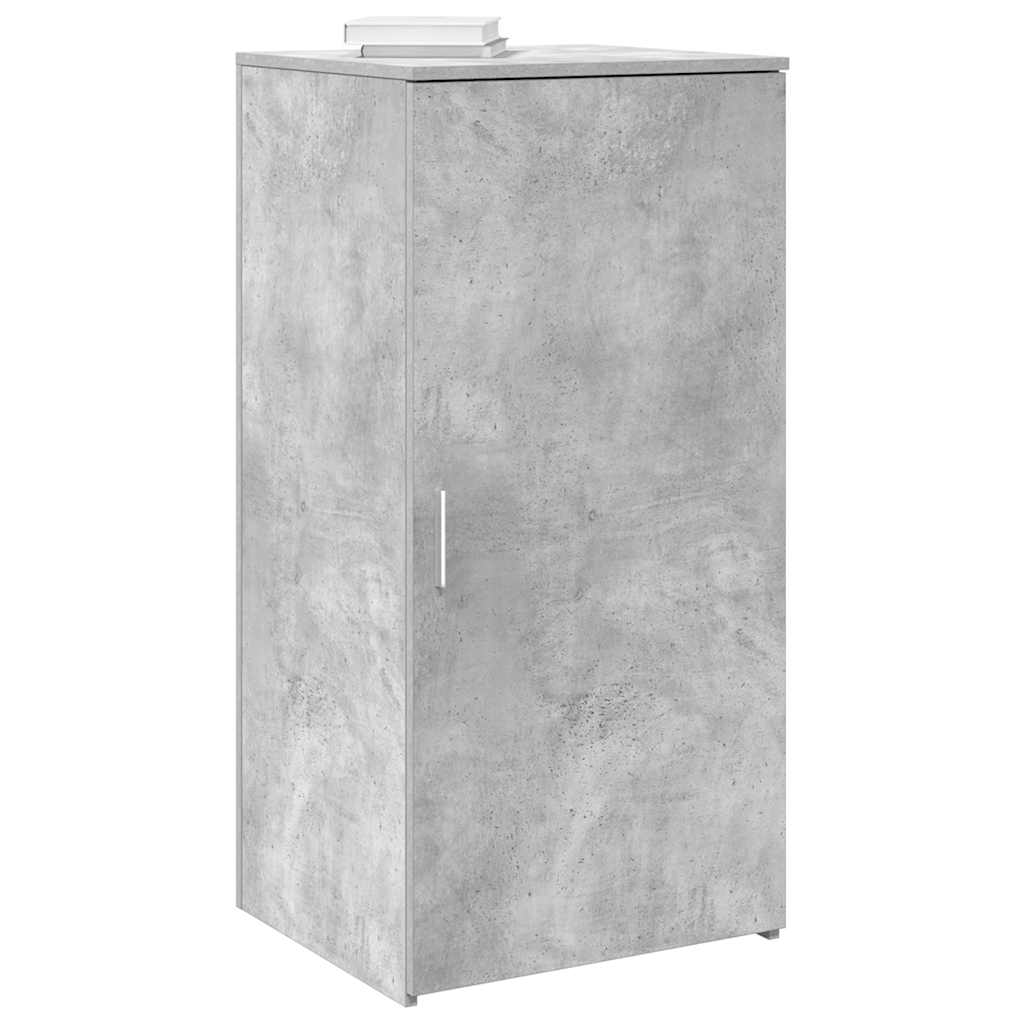 Storage Cabinet Concrete Grey 50x45x103.5 cm Wood Material