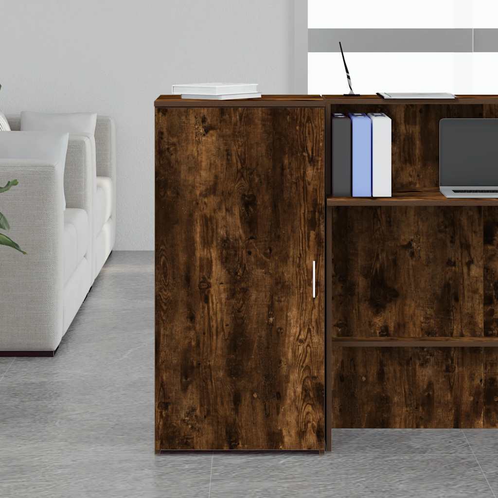 Storage Cabinet Smoked Oak 50x45x103.5 cm Wood Material