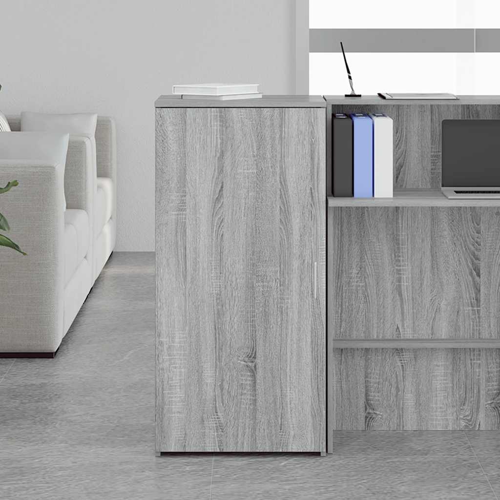 Storage Cabinet Gray Sonoma 50x45x103.5 cm Wood Material