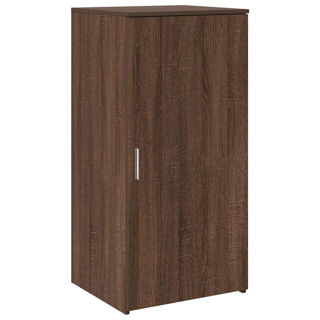 Storage Cabinet Brown Oak Look 50x45x103.5 cm Wood Material