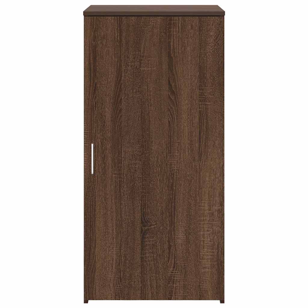 Storage Cabinet Brown Oak Look 50x45x103.5 cm Wood Material