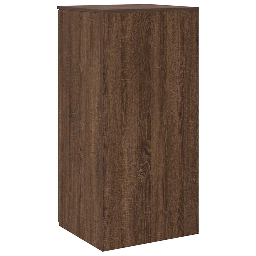 Storage Cabinet Brown Oak Look 50x45x103.5 cm Wood Material