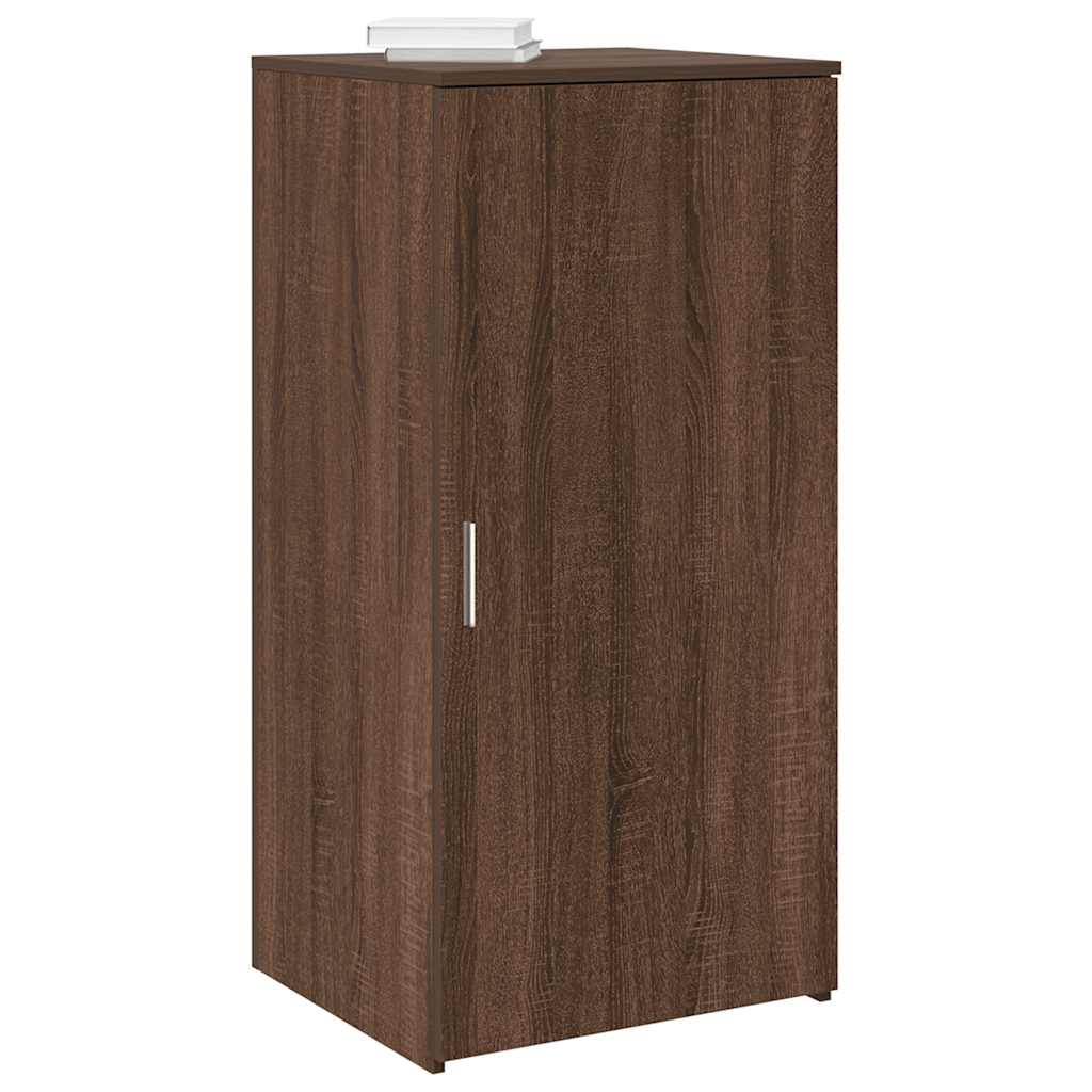 Storage Cabinet Brown Oak Look 50x45x103.5 cm Wood Material