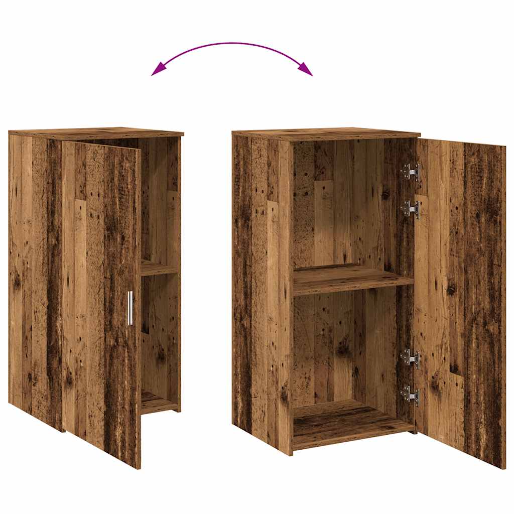 Lagerschrank Altholz-Optik 50x45x103,5 cm Holzwerkstoff