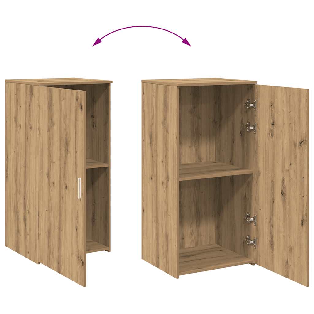 Storage Cabinet Artisan Oak 50x45x103.5 cm Wood Material