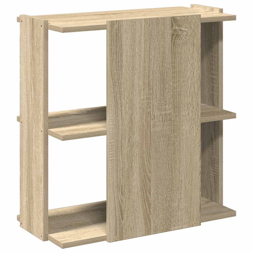 Bücherregal 3 Böden Sonoma-Eiche 60x30x60 cm Holzwerkstoff