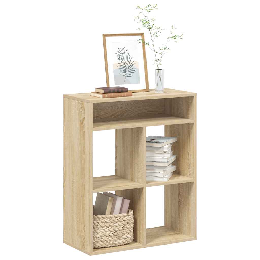 Bookshelf Sonoma Oak 66x31x80 cm Wood Material