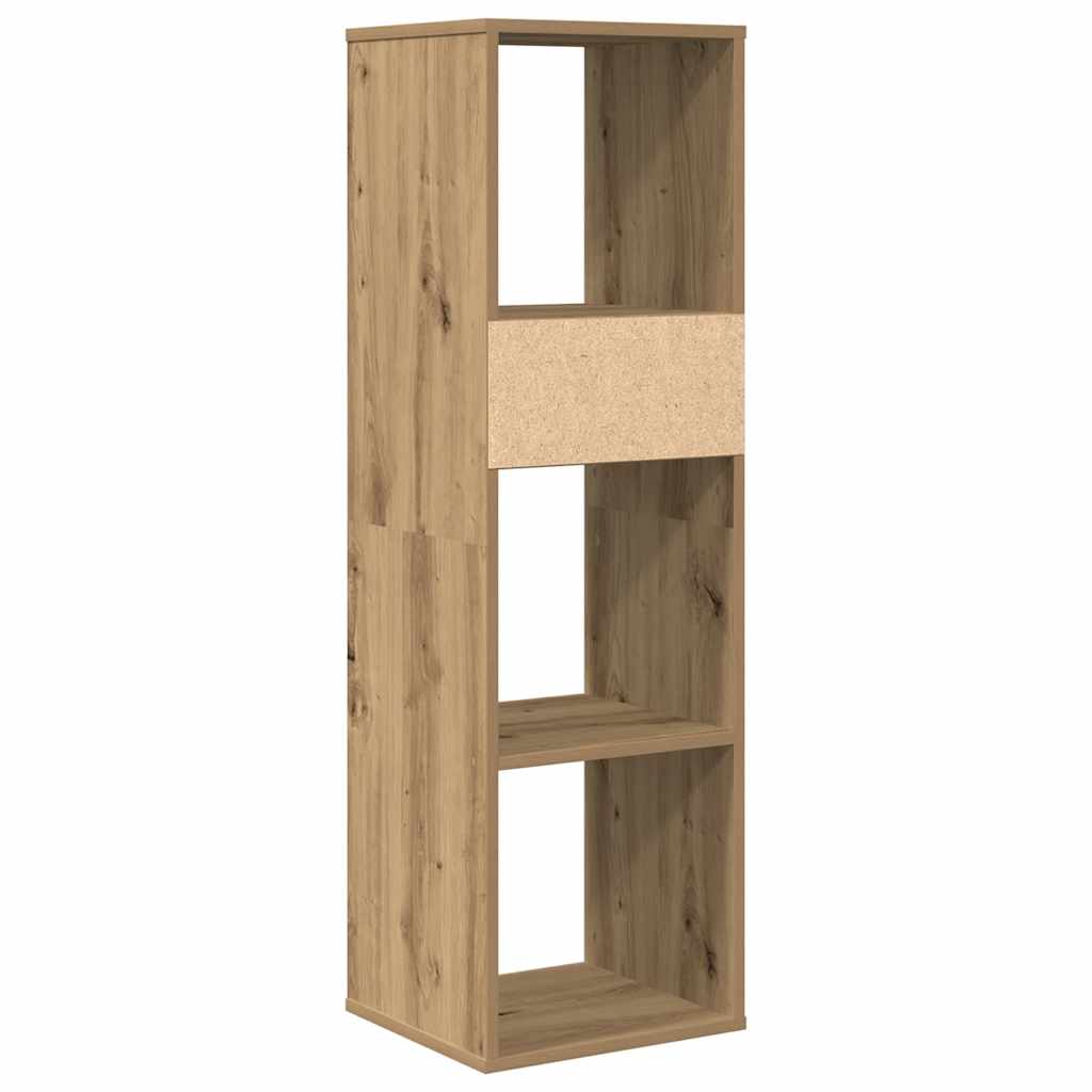 Bookshelf Artisan Oak 34x31x112 cm Wood Material