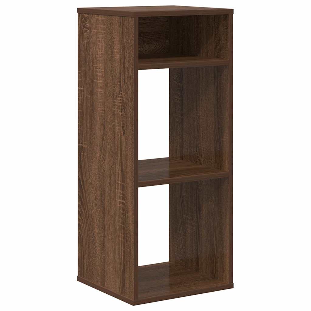 Bücherregal Braun Eichen-Optik 34x31x80 cm Holzwerkstoff