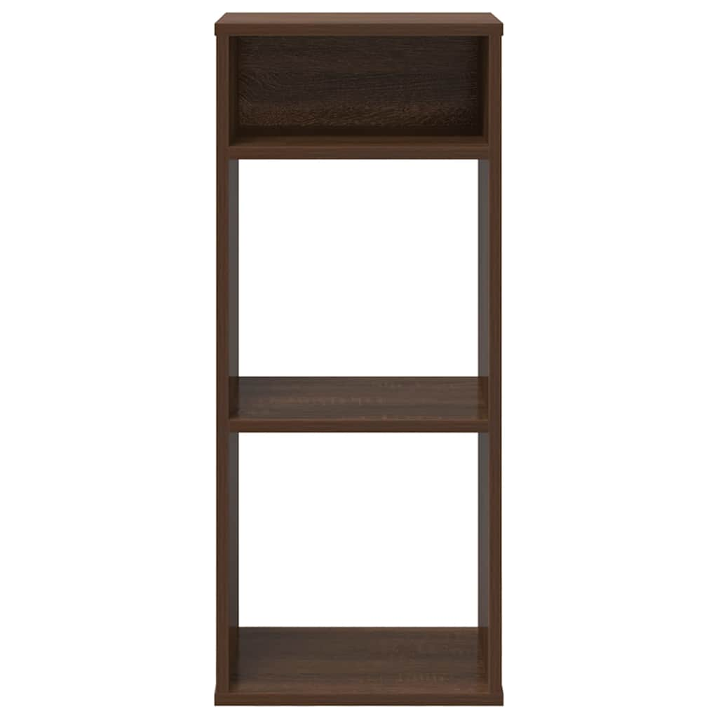 Bücherregal Braun Eichen-Optik 34x31x80 cm Holzwerkstoff