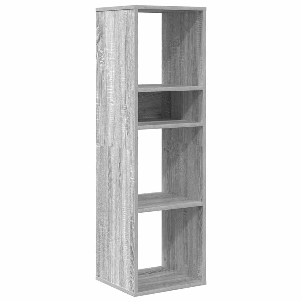 Bookshelf Gray Sonoma 34x31x112 cm Wood Material