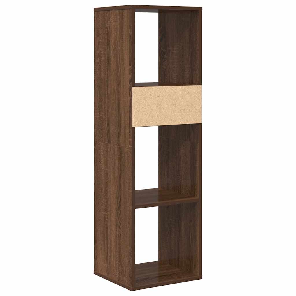 Bücherregal Braun Eichen-Optik 34x31x112 cm Holzwerkstoff