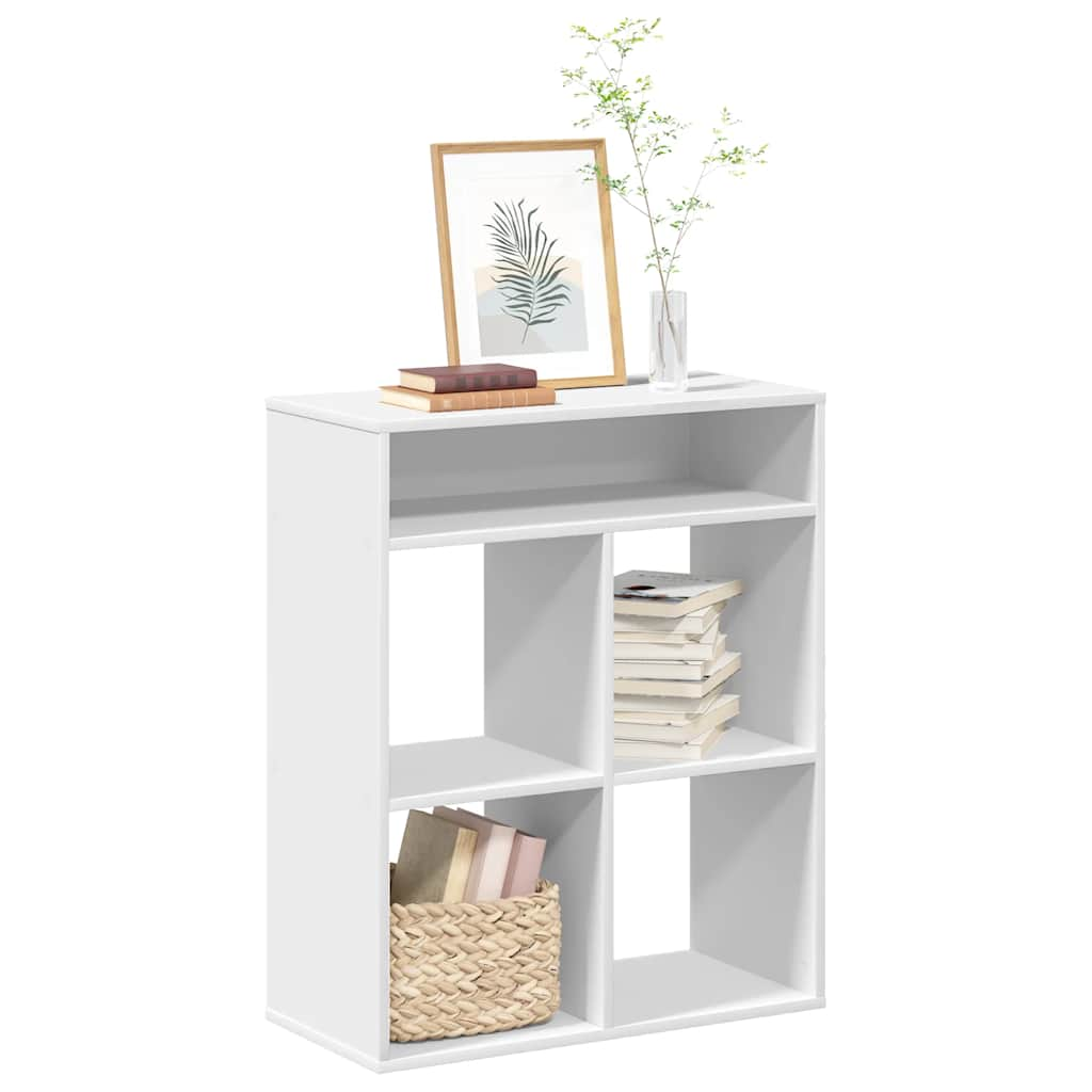 Bücherregal Weiß 66x31x80 cm Holzwerkstoff