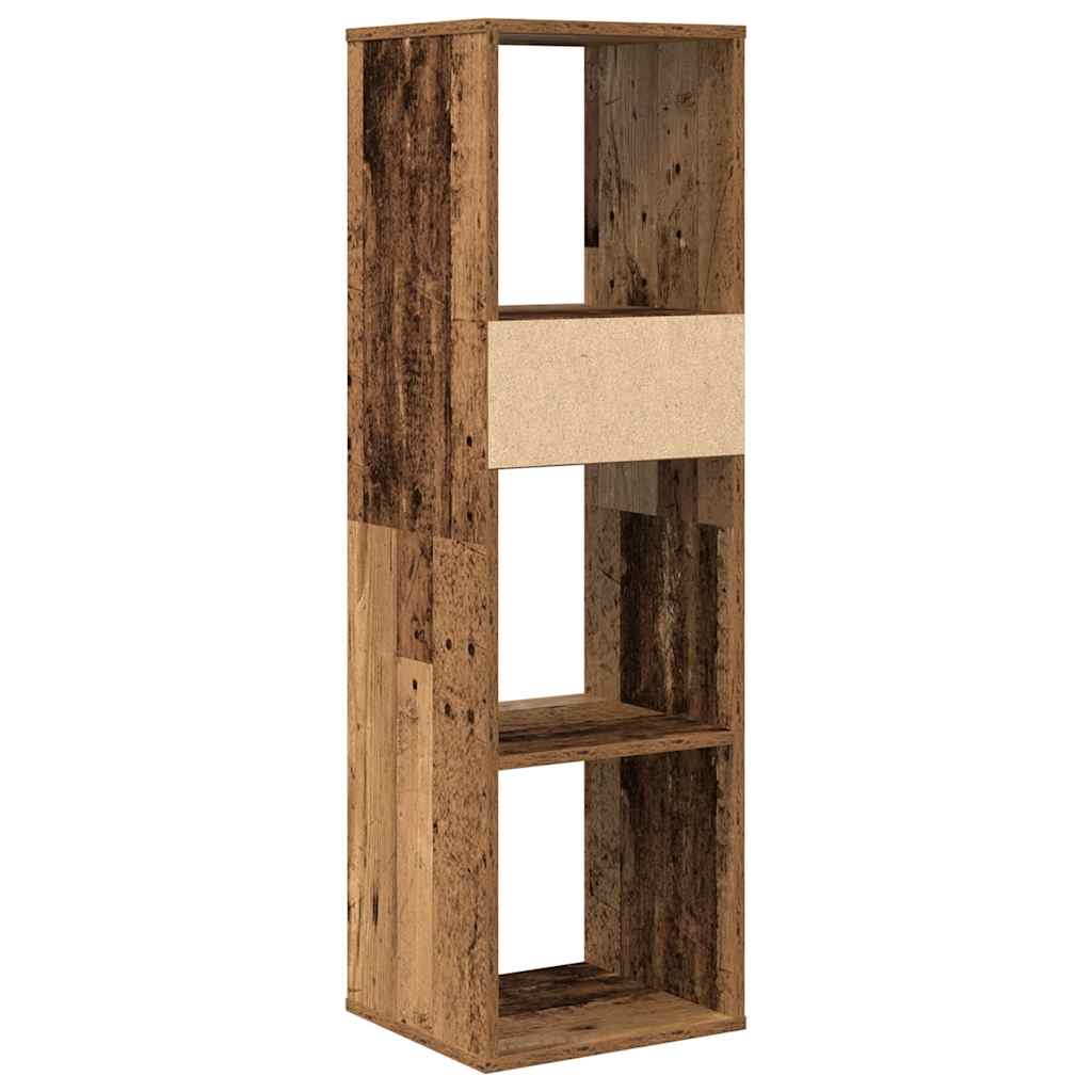 Bookshelf old wood look 34x31x112 cm wood material