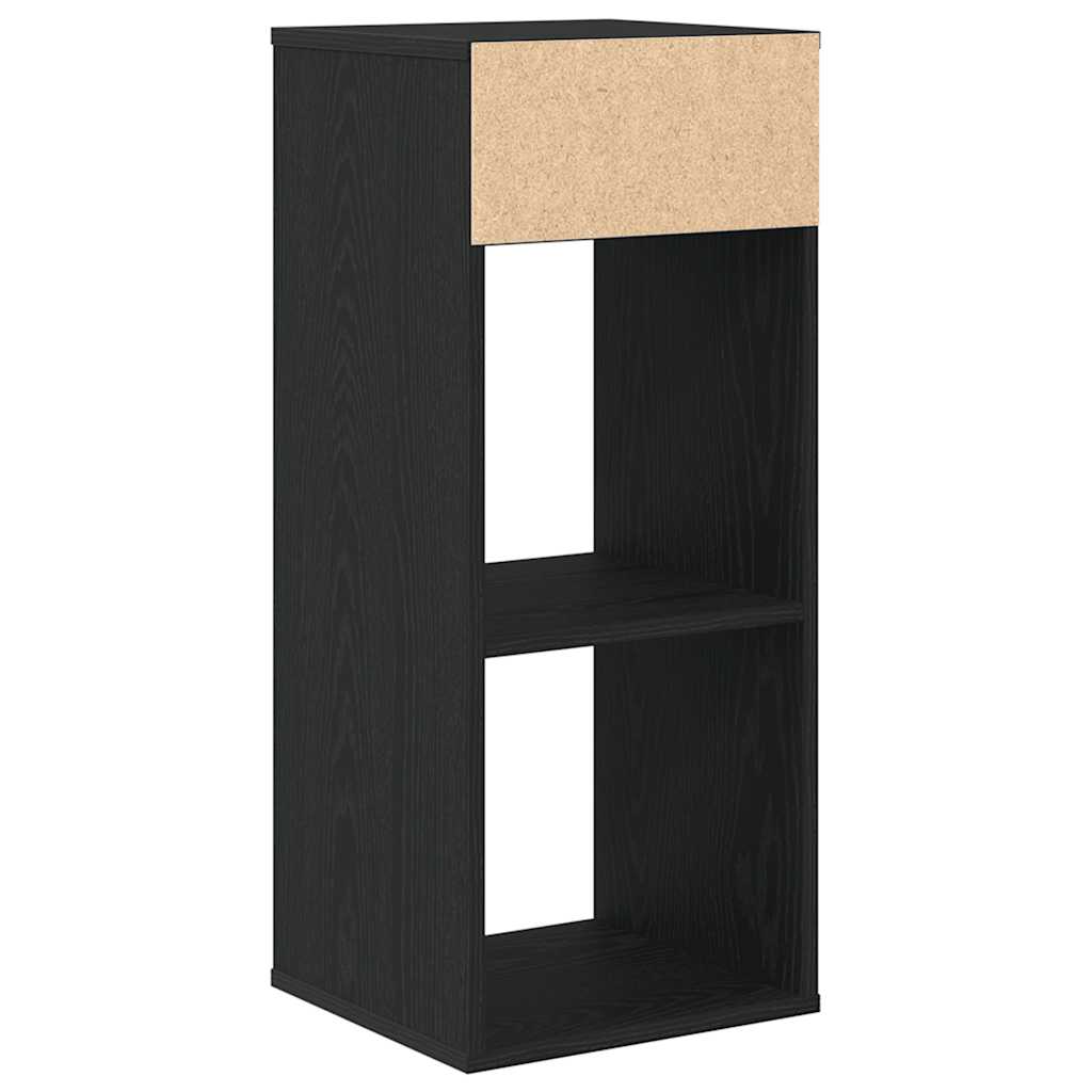 Bookshelf Black 34x31x80 cm Wood Material