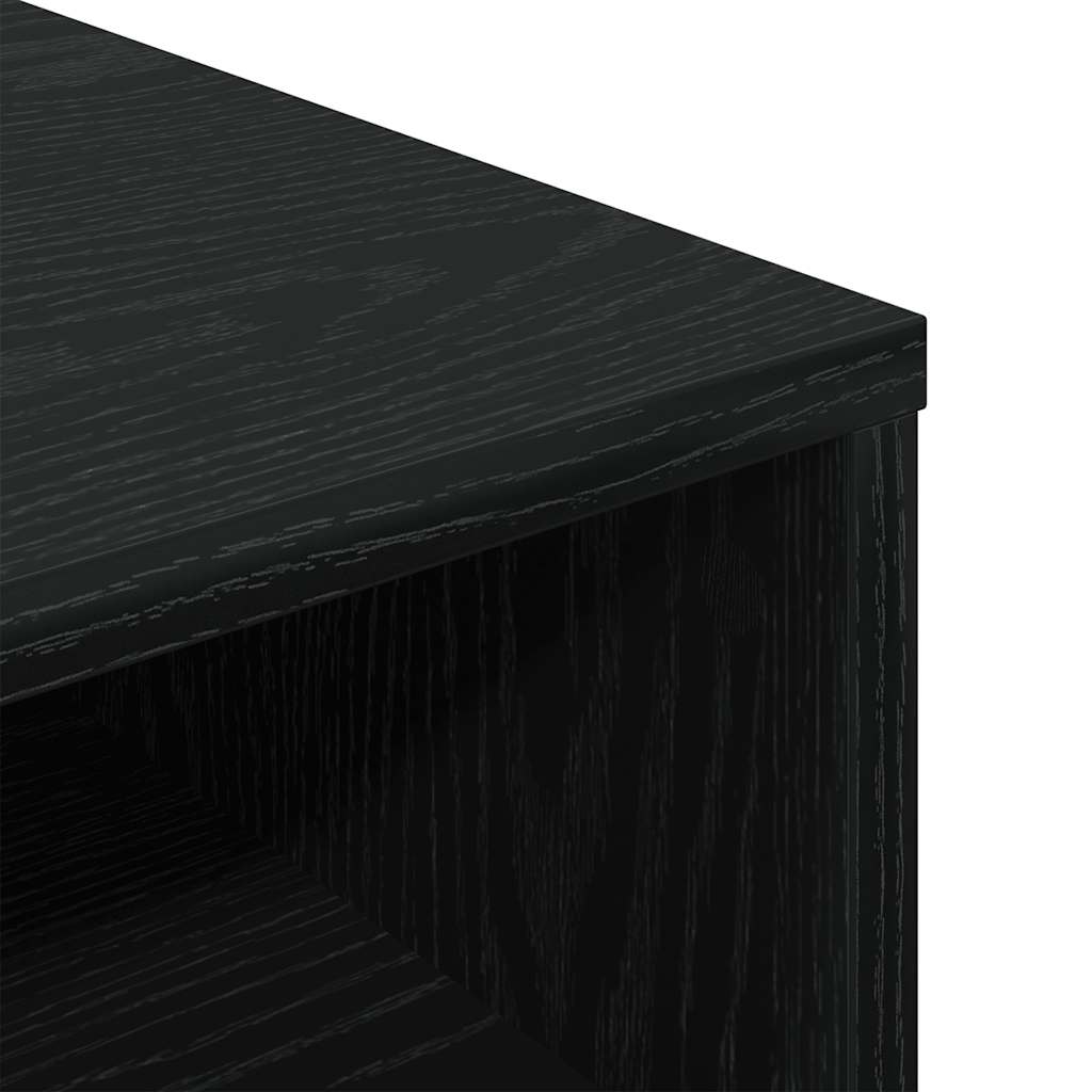 Bookshelf Black 34x31x80 cm Wood Material