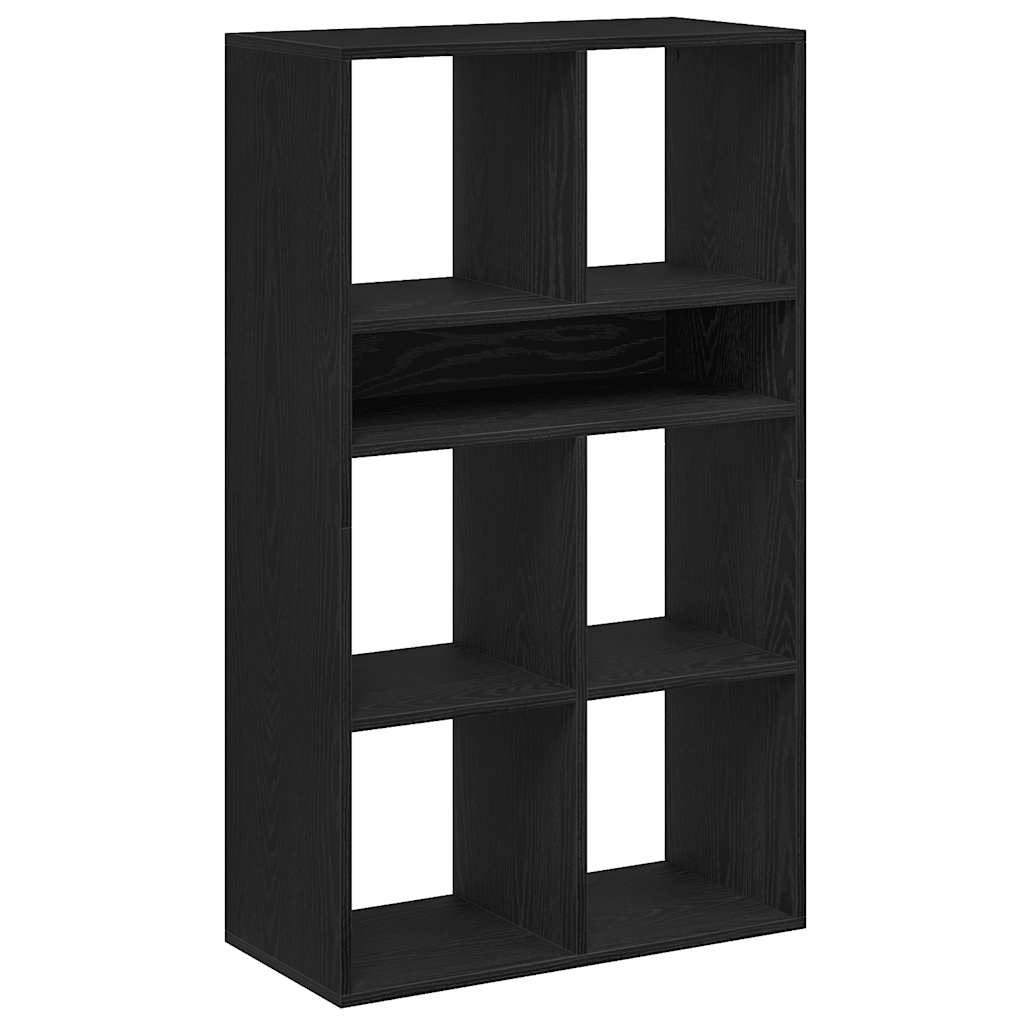 Bücherregal Schwarz 66x31x112 cm Holzwerkstoff