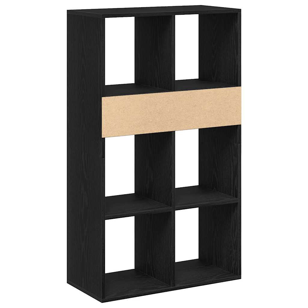 Bücherregal Schwarz 66x31x112 cm Holzwerkstoff