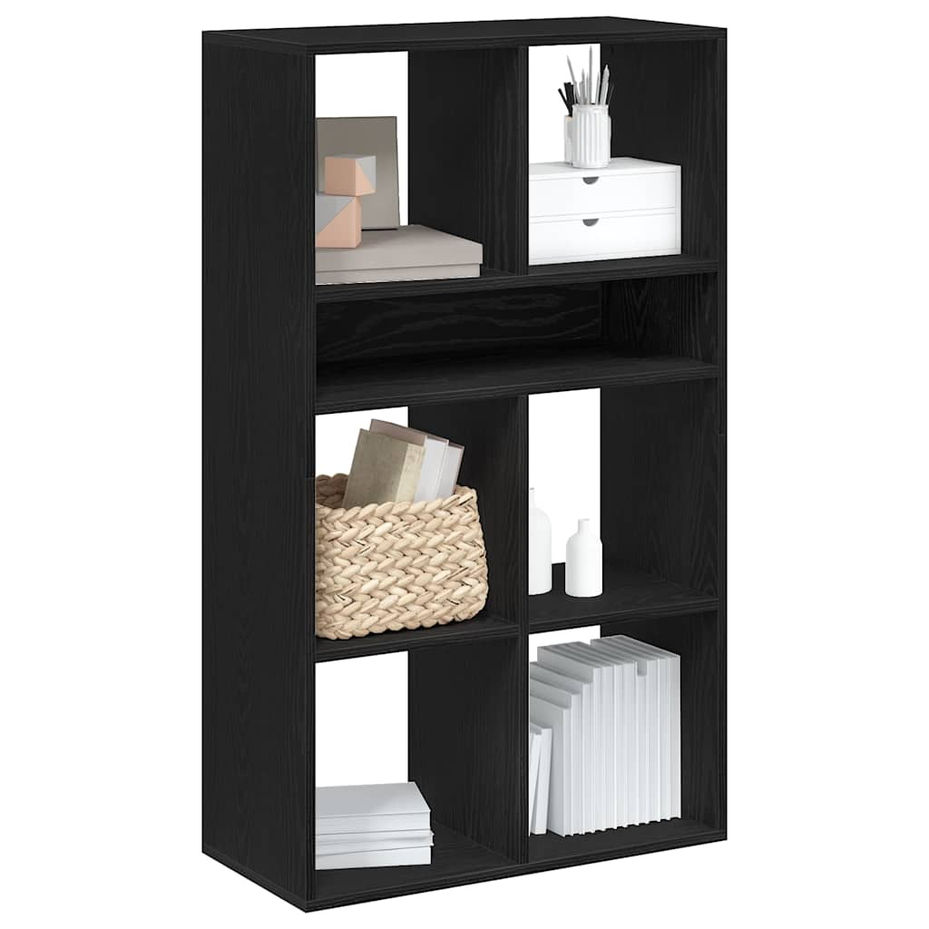 Bookshelf Black 66x31x112 cm Wood Material