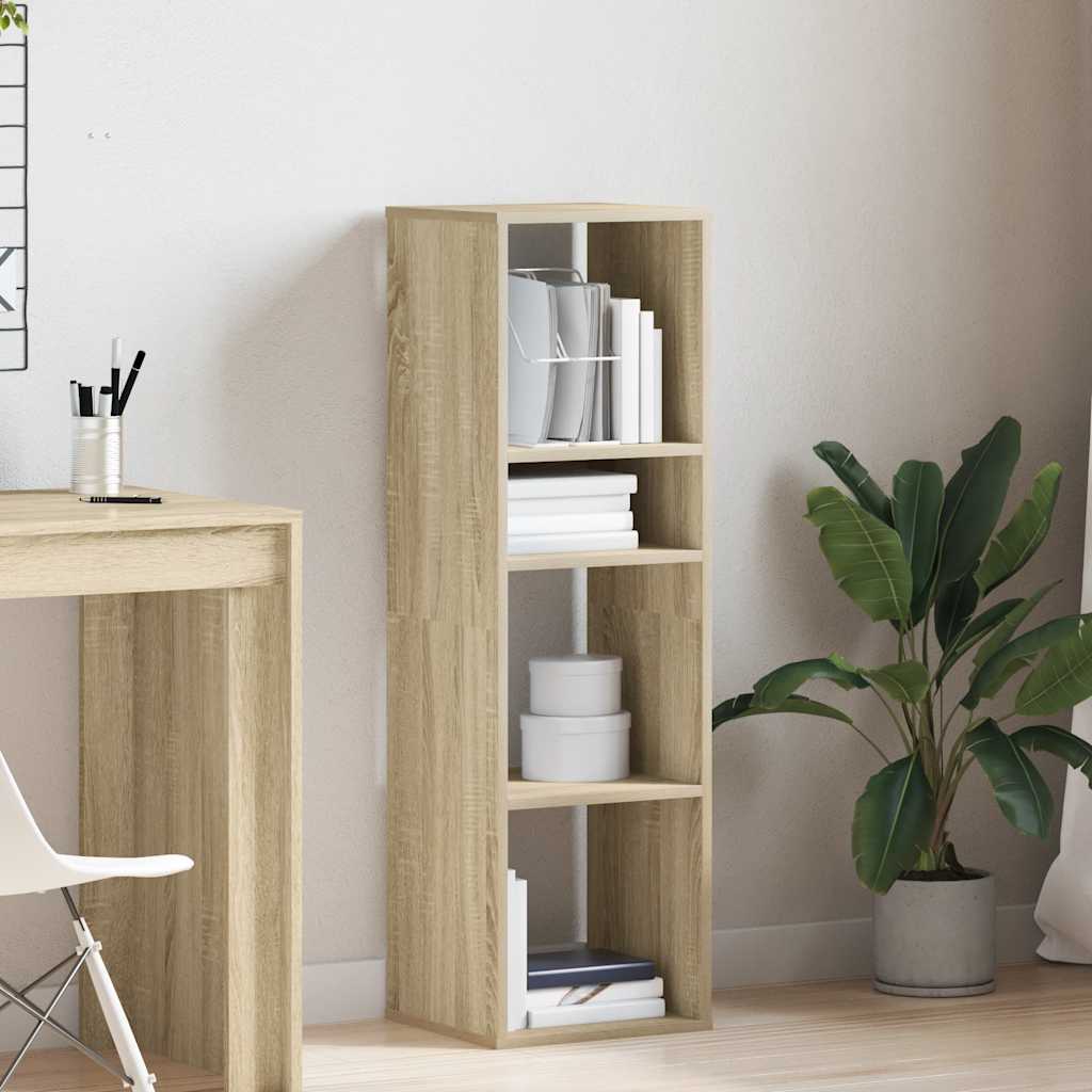 Bookshelf Sonoma Oak 34x31x112 cm Wood Material