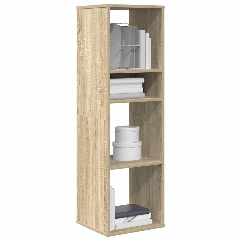 Bookshelf Sonoma Oak 34x31x112 cm Wood Material