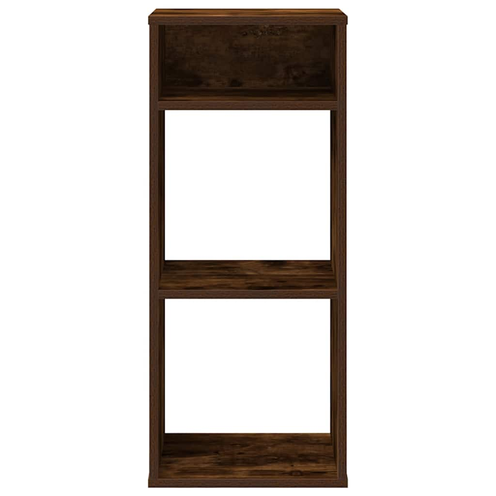 Bookshelf Smoked Oak 34x31x80 cm Wood Material