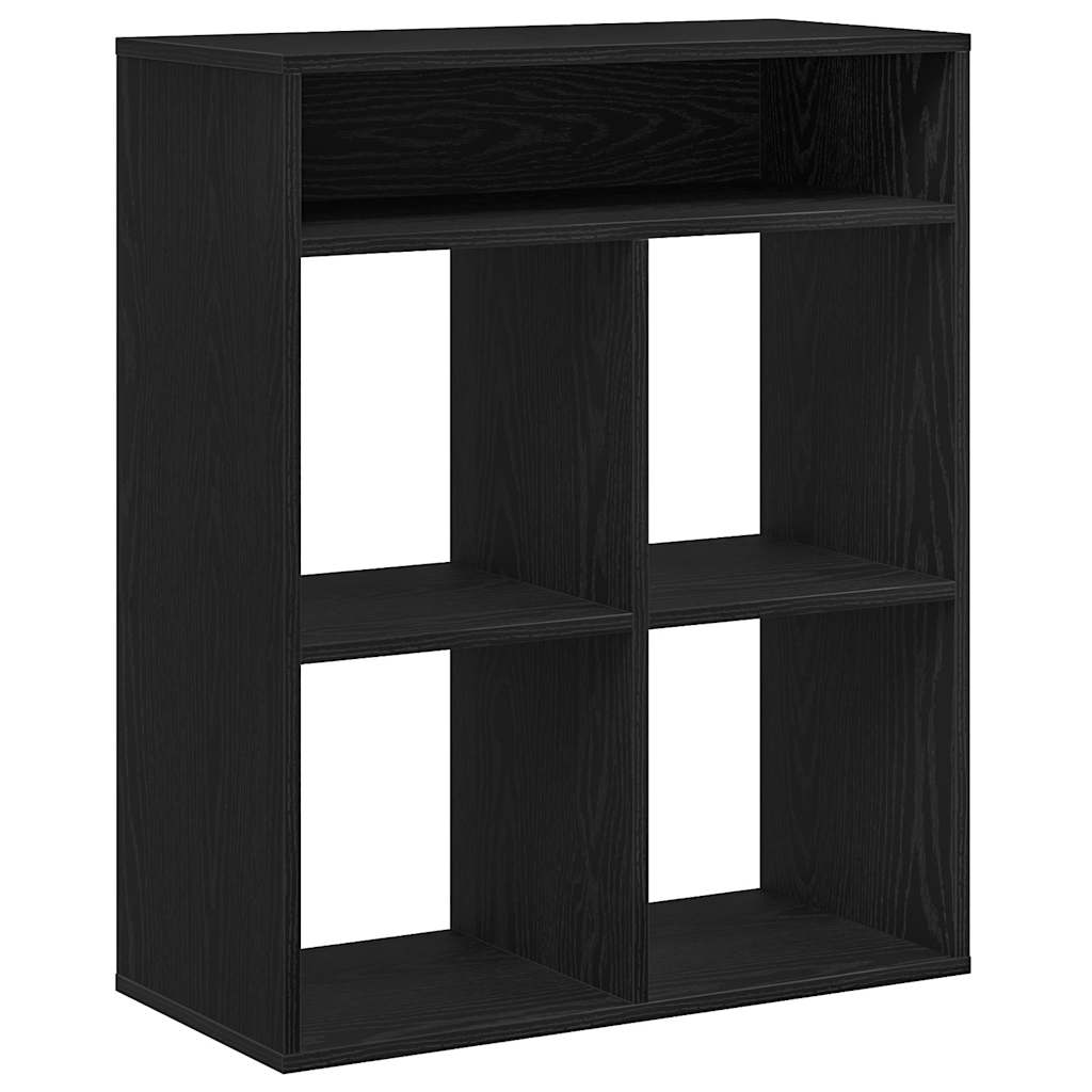 Bookshelf Black 66x31x80 cm Wood Material