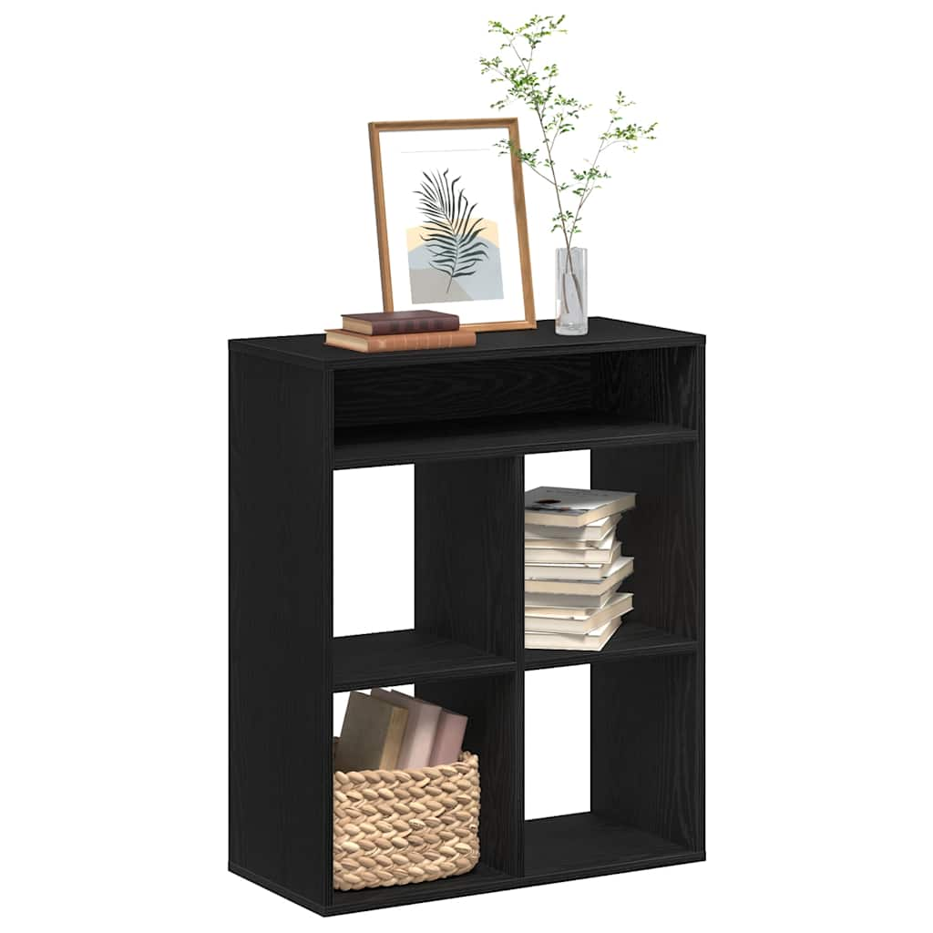 Bookshelf Black 66x31x80 cm Wood Material