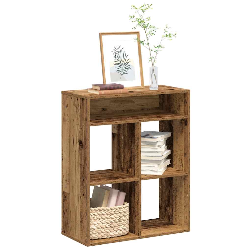 Bookshelf old wood look 66x31x80 cm wood material