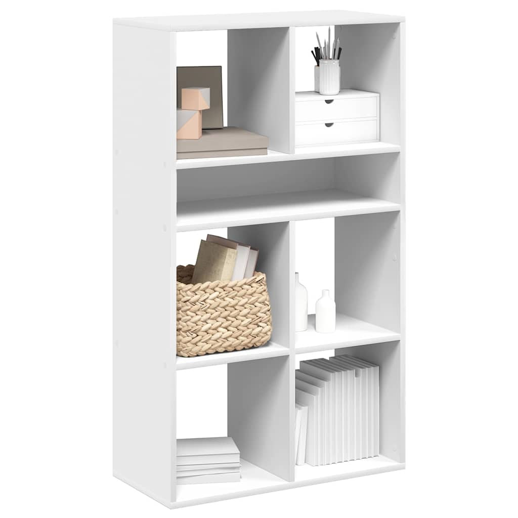 Bookshelf White 66x31x112 cm Wood Material