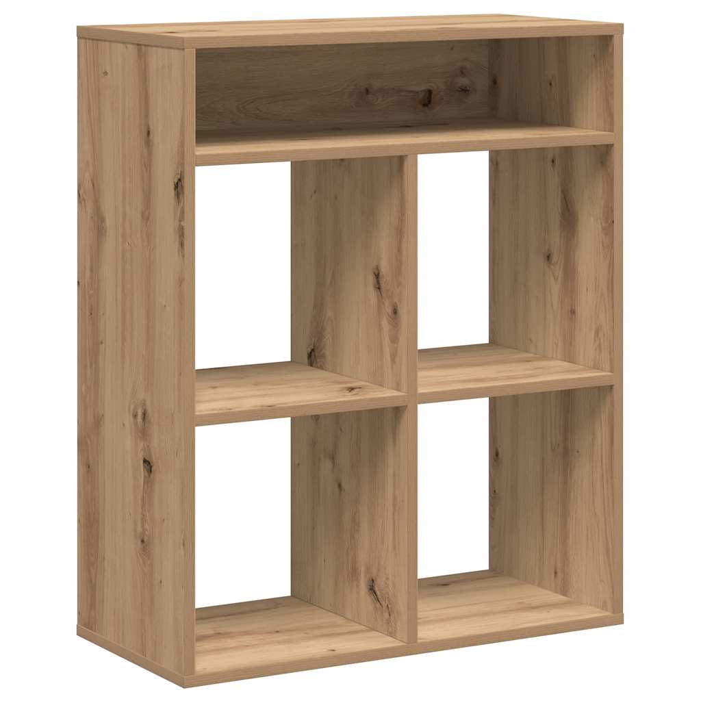 Bookshelf Artisan Oak 66x31x80 cm Wood Material