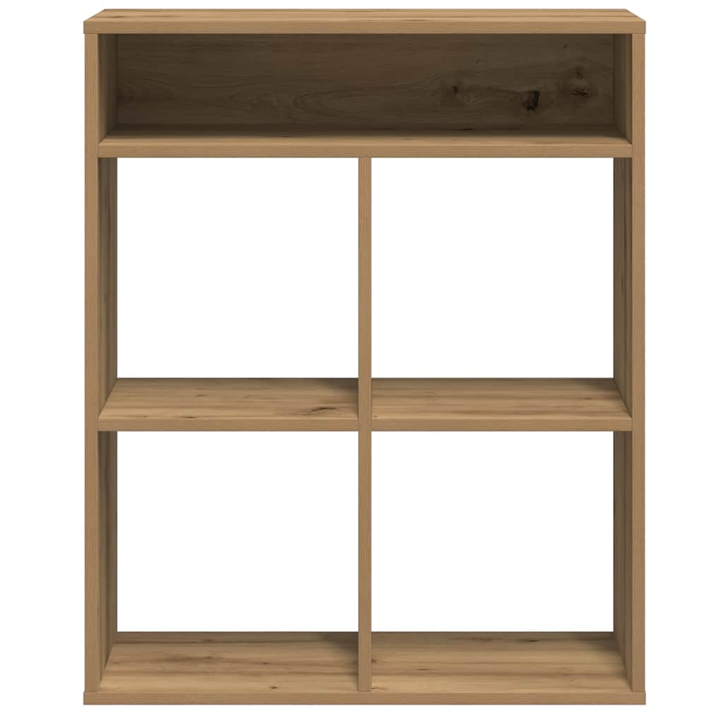 Bookshelf Artisan Oak 66x31x80 cm Wood Material