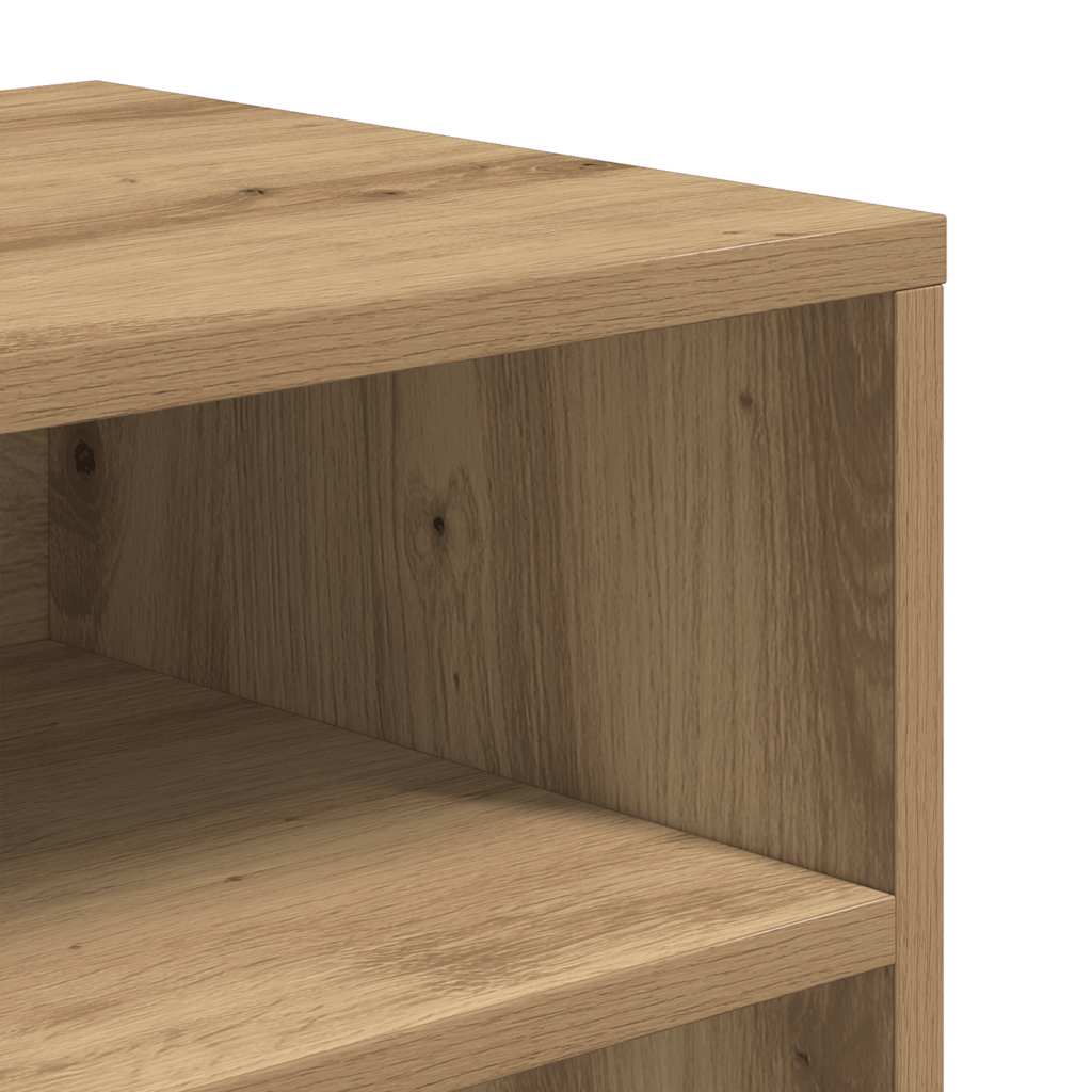 Bookshelf Artisan Oak 66x31x80 cm Wood Material