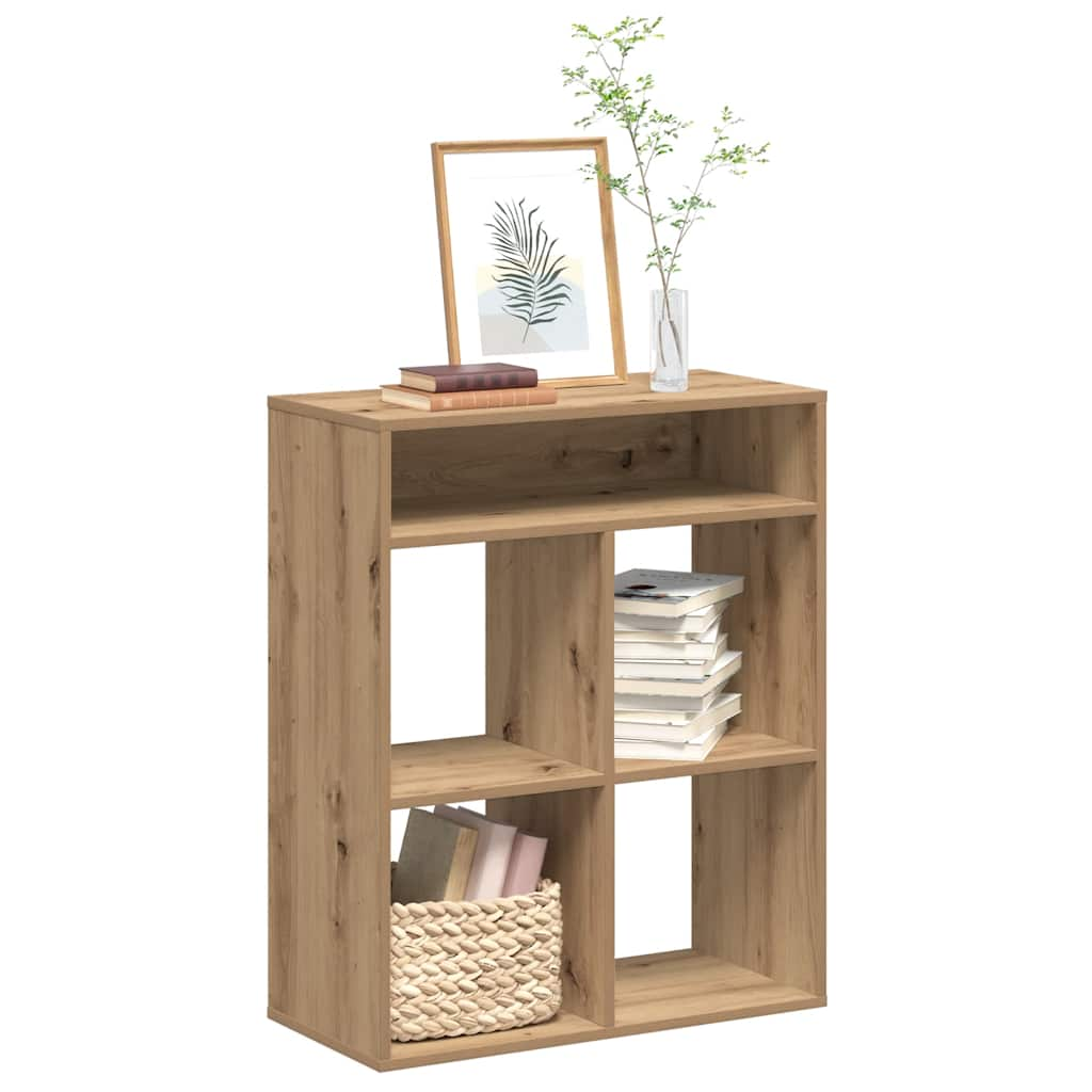 Bookshelf Artisan Oak 66x31x80 cm Wood Material