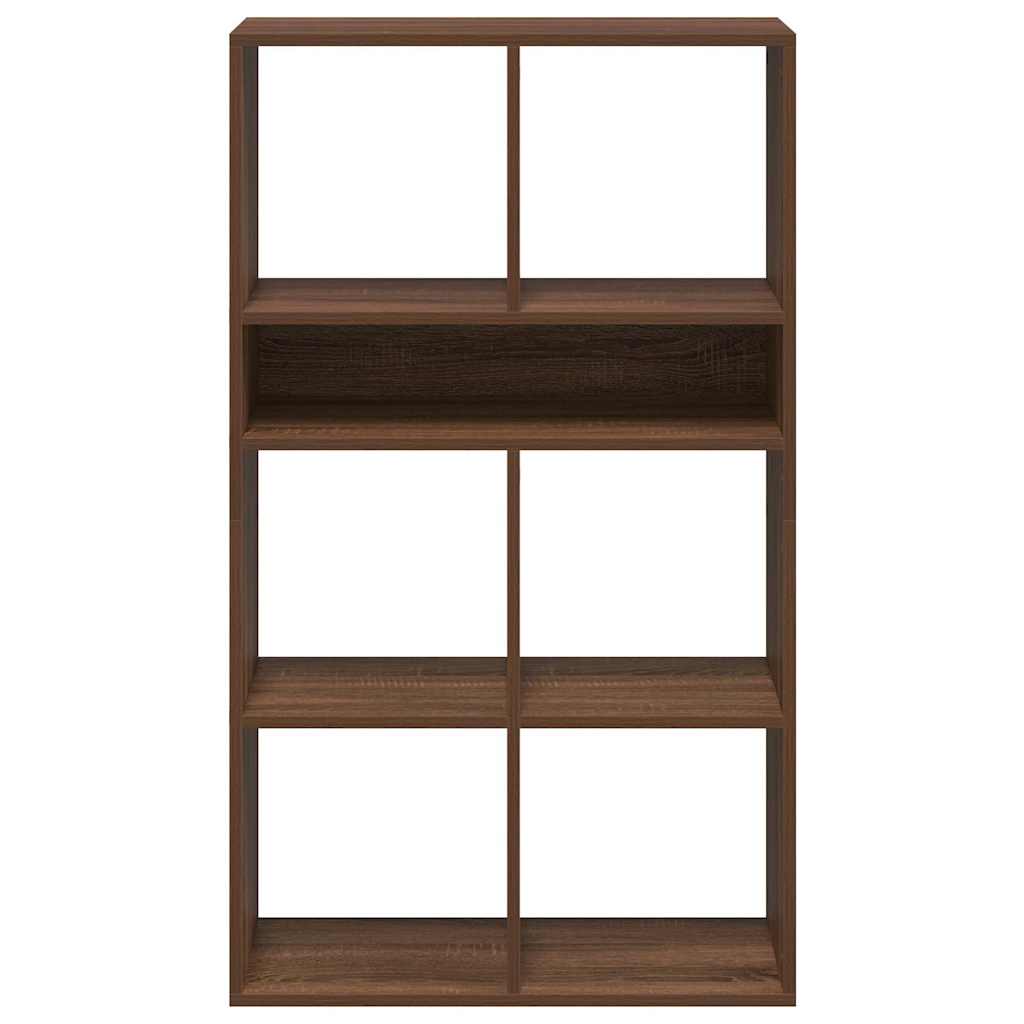 Bücherregal Braun Eichen-Optik 66x31x112 cm Holzwerkstoff